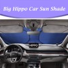 Hippo Car Sun Shade, Front Car Windshield Sunshade Keeps Vehicle