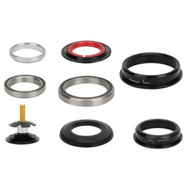 Nikou Bike Headset - CNC ZS44/ZS56 Aluminium Alloy Bike Double Purpose External Taper Headset Bearing corrosion-resistant for Bicycle