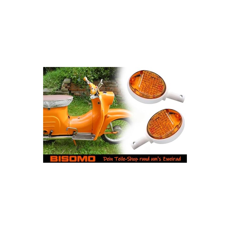BISOMO 2x Indicator Light Ox Eye Indicator with E Mark