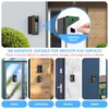 KIMILAR No-Drill Adhesive Angle Doorbell Mount Compatible with Blink Doorbell