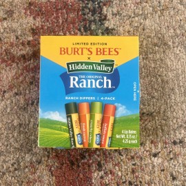 Burt's Bees x Hidden Valley Lip Balm 4 Flavors Limited Edition New Sealed Inhand