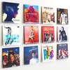 upsimples 12 Pack Vinyl Record Wall Mount Shelves, 12" Vinyl