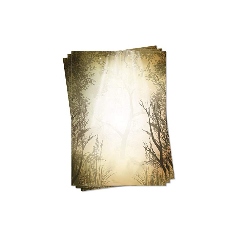 Lysco Natural Certified Design Letter Paper DIN A4 25 Sheets