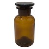 As One 3-9176-03 Wide Mouth Reagent Bottle, Brown, 8.5 fl