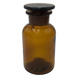 As One 3-9176-03 Wide Mouth Reagent Bottle, Brown, 8.5 fl oz (250 ml)
