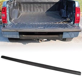 G-PLUS Tailgate Molding Cap Compatible with Chevy Silverado GMC Sierra Fleetside Base, SL 1999-2007 (Not fit Stepside Trucks) Spoiler Top Moulding Protector Cover 1593226 GM1909102