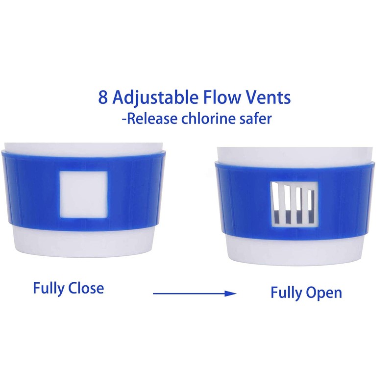 Floating Mini Spa Chemical Dispenser, Chlorine/Bromine Tablet Floater for 1