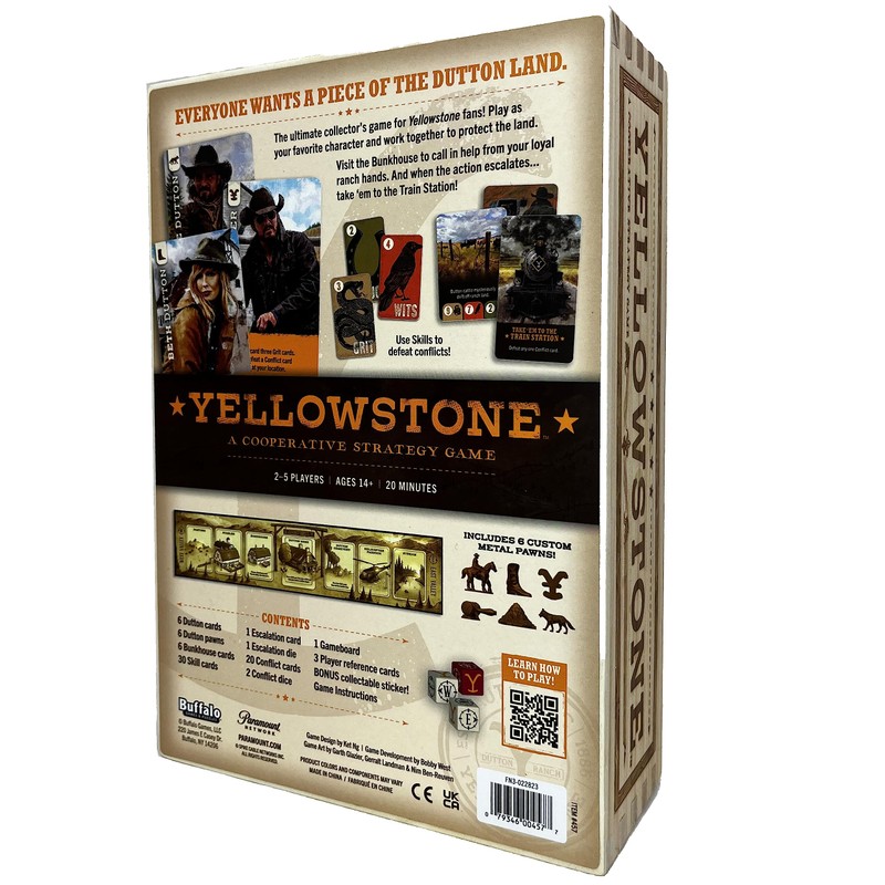 Buffalo Games - Yellowstone – The Cooperative Board Game for