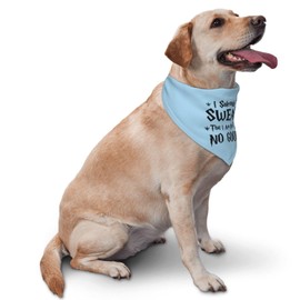 I Solemnly Swear I Am Up to No Good Dog Bandana,Adjustable Bandana,Reversible,Pet Accessories for Dog Lover (Blue)