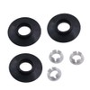 3 Pcs Replacement Flush Valve Seal & Clip Compatible with