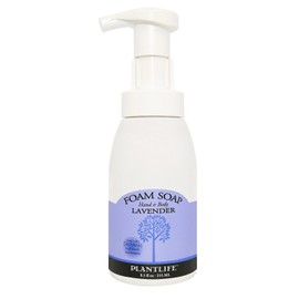 Plantlife Lavender Foam Soap - Gentle, Moisturizing, Plant-based Foam Soap for All Skin Types - Ideal for use as a Hand & Body wash, Shaving Cream, and Foaming Fun for Kids - Made in California 8.5 oz