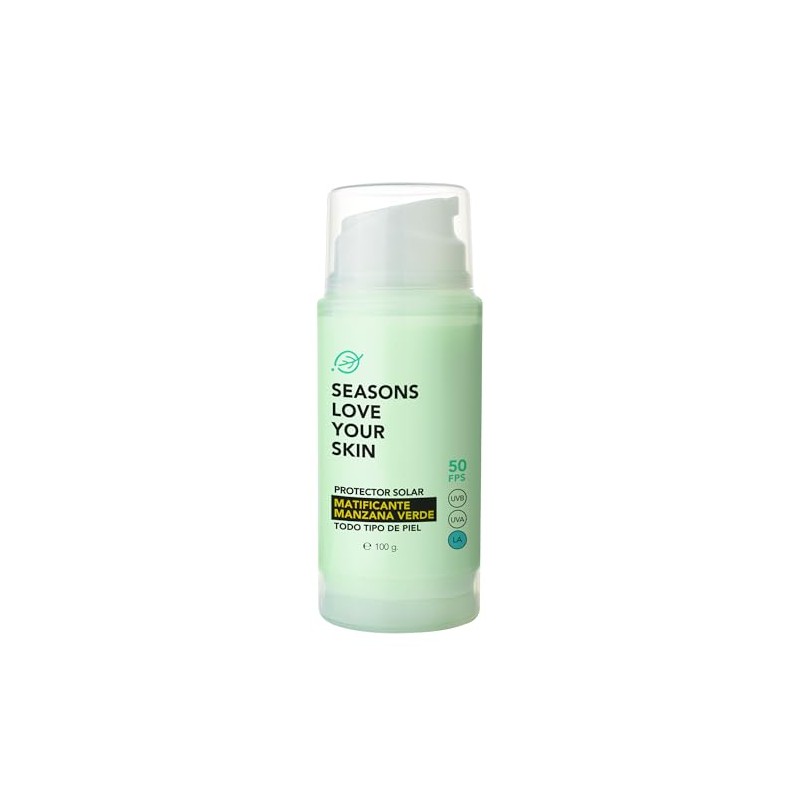 Protector Solar FPS 50 Matificante Manzana Verde 100 gr
