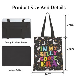 In My Silly Goose Era Tote Bag Silly Goose Club Gift Goose Lover Gift for Friend (SILLY GOOSE ERA UK)