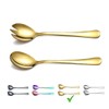 Berglander Gold Salad Server Set, Stainless Steel Salad Serving Set