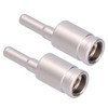 2pcs 4GA Wire Reducer Terminal Connector Pure Copper Nickel Plated