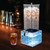 3L Beer Tower Drink Dispenser, 3.2 Qt Transparent Beverage Juice