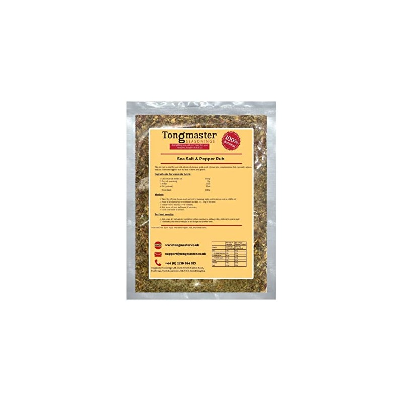 Sea Salt & Pepper - Rub - 600g