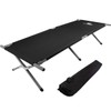 Wakeman Camping Cot - Portable Folding Bed with Carry Bag