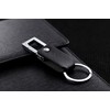 Cerbery - Leather Keyring with Rings and Gift Box, silver
