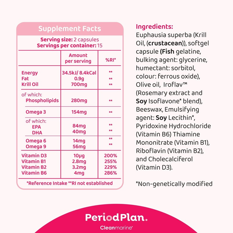 Cleanmarine Period Plan | Unique, All-in-One Blend of Natural Nutrients