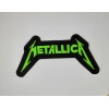 METALLICA Patch Neon Green Embroidered Iron/Sew on Thrash Metal Slayer