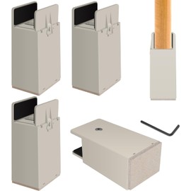 Athvcht Table Legs & Joints, Height Raising Height, 3.9 inches (10 cm), Set of 4, Raise the Height of Table, Legs & Kotatsu Foots, Kotatsu Joints, Table Stools, Height Adjustment, Furniture Height