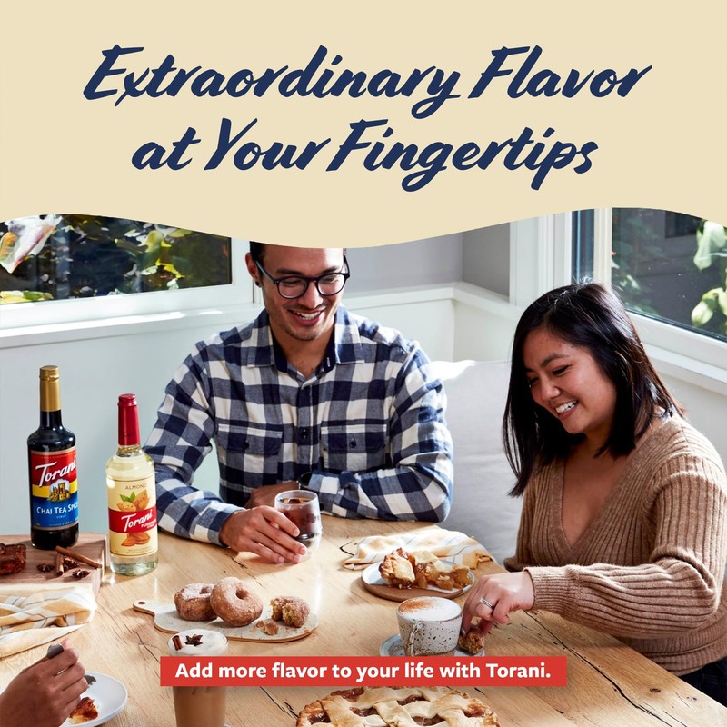 Torani Brown Sugar Cinnamon Coffee Syrup, Flavored Syrup for Drinks,