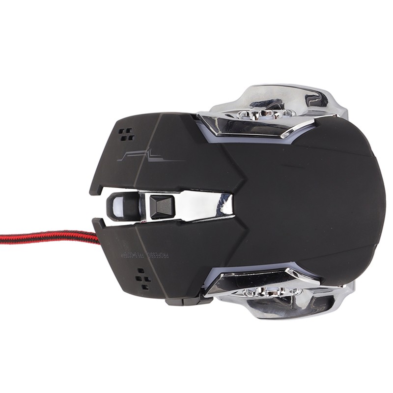 RGB Wired Gaming Mouse Side Key Design 1200DPI RGB Breathing