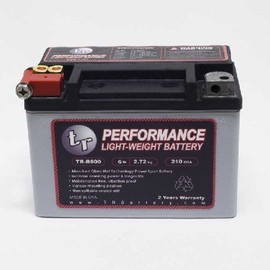 Tomioka Racing 6 lbs/2.9 Kg battery 5.9"(150 mm) x 3.5" (99 mm) x 4.2" (107mm) 210 CCA. 8 Amp/Hour Reserve