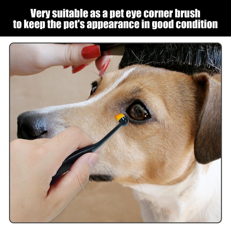 HINFHI 2 Pieces Of Pet Tear Mark Brush, Eye Cleaning