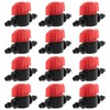 1/4 Inch Barb Shut-Off Valve DGZZI 12PCS Black Plastic Universal
