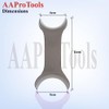 AAPROTOOLS Dental Cheek Retractor 4.5" Orthodontics Double Sided Stainless Steel