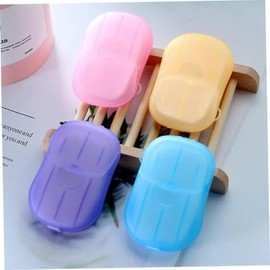 500 Hojas(5 Cajas) Mini Jabón Portátil De Viaje Jabón De Papel Para Manos Jabón De Baño Para Exteriores Jabón De Papel Para Exteriores Camping Senderi
