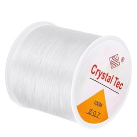 Crystal String Stretch Line, Elastic Bracelet String Clear Bead Cord Crystal Elastic Stretchy for DIY Jewelry Making, Beading Thread Bracelet Making