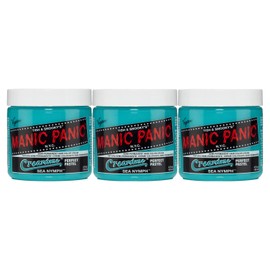 Manic Panic Sea Nymph Pastel Classic Cream, Vegan, Cruelty-Free, Green, Semi-Permanent Hair Dye, 3 x 118 ml
