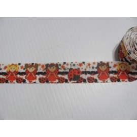 Ladybug Angel 1 inch Grosgrain Ribbon