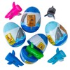 Fun Express 4" Shark Finger Puppet-Filled Jumbo Easter Eggs -