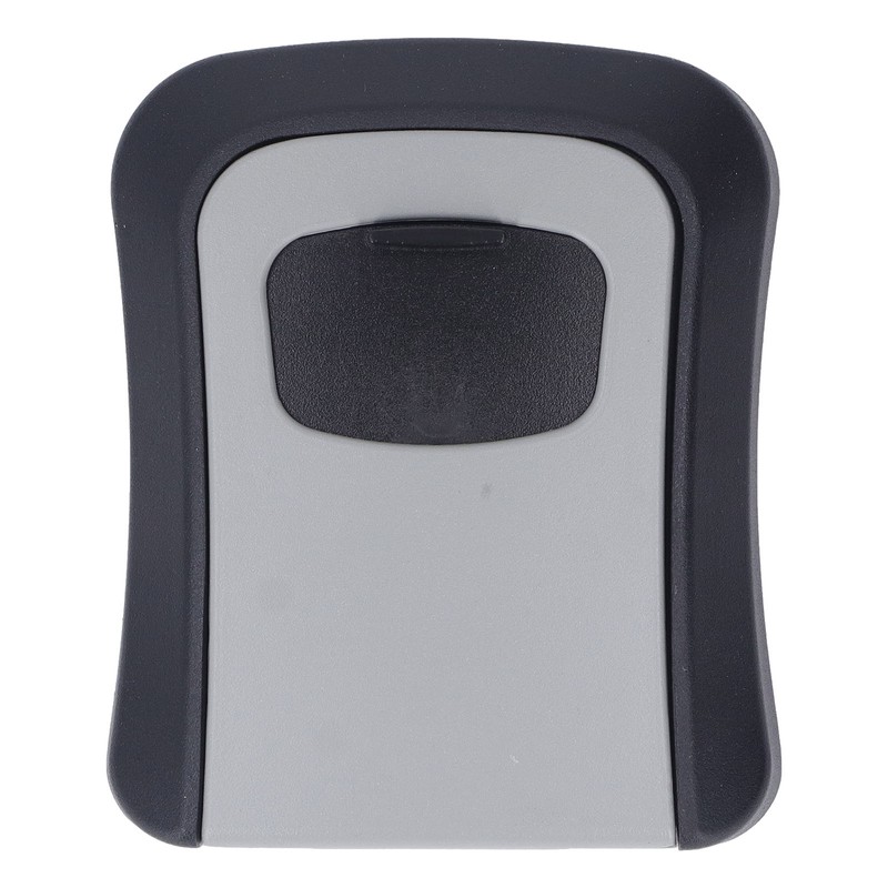 Key Lock Box Curved Aluminum Alloy Large Size Grey Wall