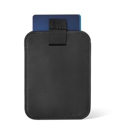 Distil Union Wally Sleeve | Premium Leather Slim Minimalist Wallet & RFID-Shielded Credit Card Holder | MagLock Security, Pull-Tab Access