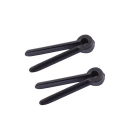 Toddmomy Compound Bow Peep Sight Holder 2pcs ABS Easy Install DIY Archery Tool Bow Hair Clip Holder Outdoor Sports Archery Accessories for Beginner to Pro