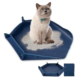 Travel Litter Box for Cats,ZINGTERRA Large Size Portable Litter Box, Foldable Cat Litter Pad,Packable Waterproof Supplies for Cat Kitten Indoor Outdoor (Great for Traveling with Kitty) 29.5Inch