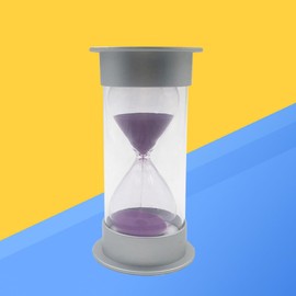DEARMAMY 20 Minute Sand Timer Hourglass, 5.1 Inch Plastic Sand Watch Desktop for Kids, Games, Classroom, Home, Desk, Office Decorative