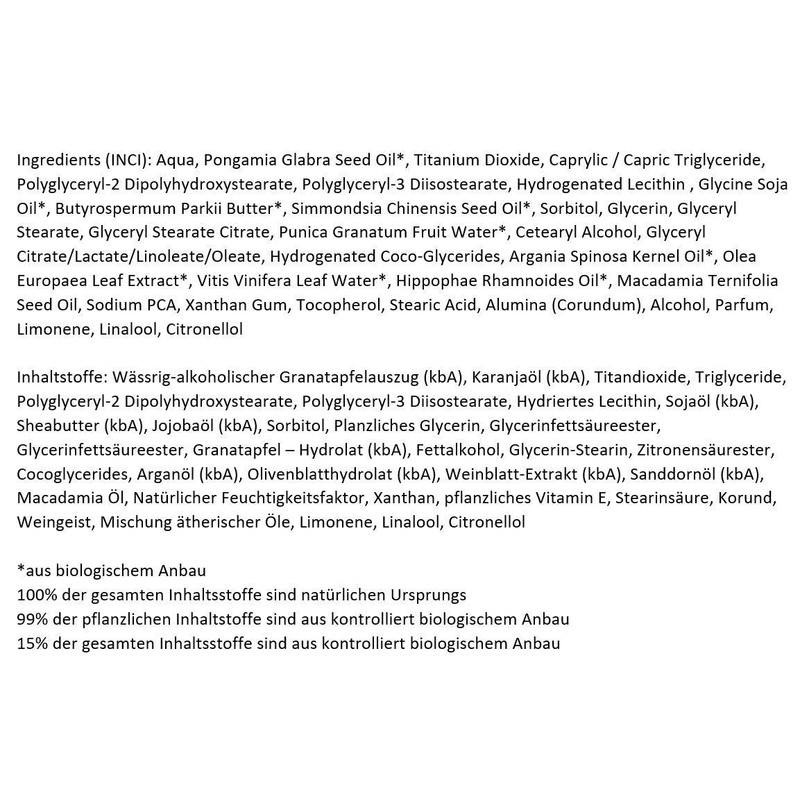 eco cosmetics SPF 15 Face Cream Tinted Day Cream 50