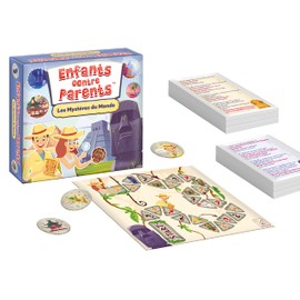 Children Against Parents The Mysters of the World Board Game for Children and Adults Quiz Card Game