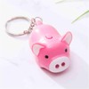 chaoqiu Cartoon Creative Cute Little Pig LED Vocalization Luminous Keychain