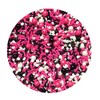 Pink Black White Edible Confetti Sprinkles Cake Cookie Cupcake IceCream