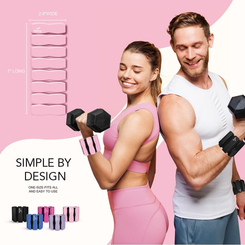 Adjustable Ankle Weights for Women Men 2 LBS Set [1