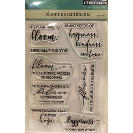 PENNY BLACK INCORPORATED Penny Black CLR STMP Sent, Blooming Sentiments