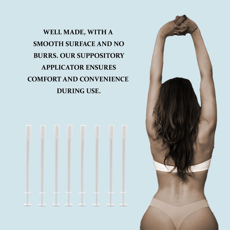 20 Pieces Suppository Applicator Female Applicator Single Use Compact and