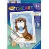 Ravensburger CreArt 20291 - Happy Otter - Painting by Numbers